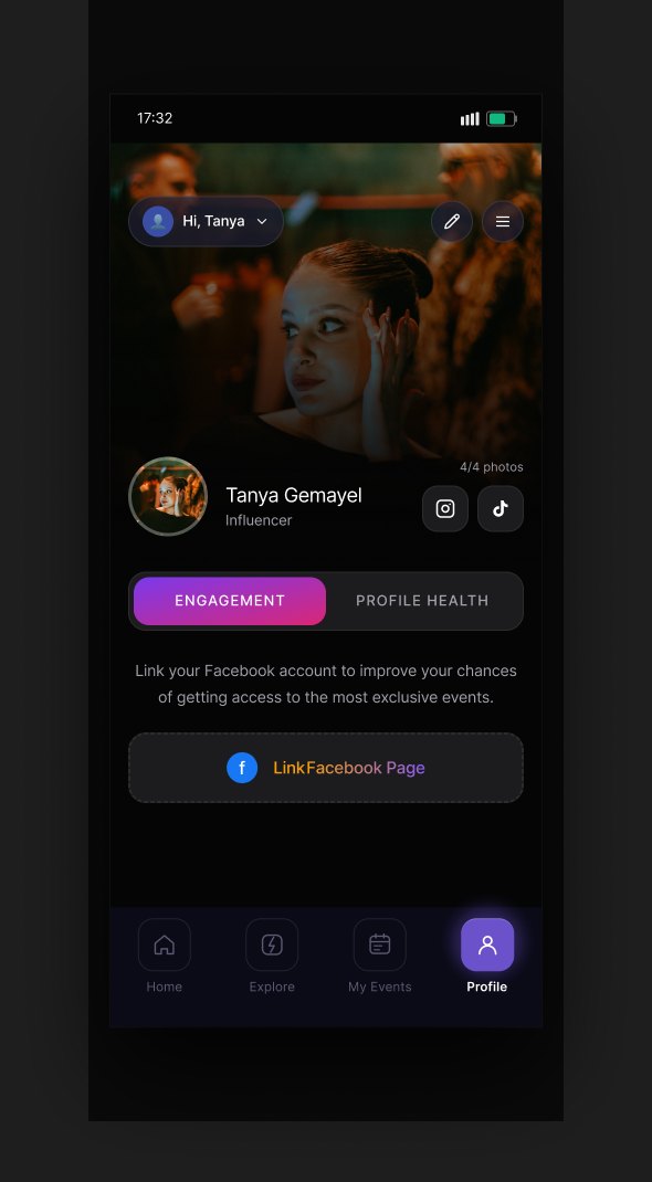 LeTon member profile screen